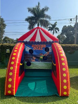 कार्निवल गतिविधियाँ फुटबॉल खेल के मैदान के लिए गोल inflatable खेल
