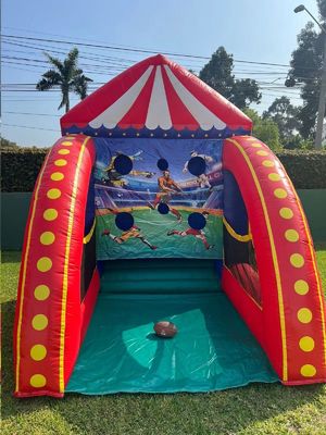 फुटबॉल कार्निवल 2x2x2.5 मीटर के खेल के मैदान के लिए inflatable खेल