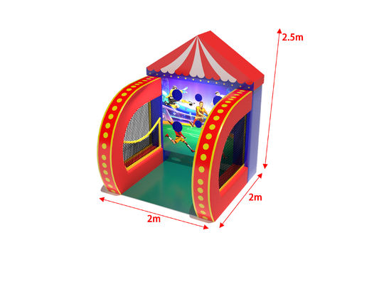 फुटबॉल कार्निवल 2x2x2.5 मीटर के खेल के मैदान के लिए inflatable खेल