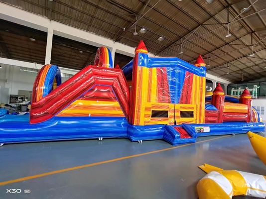 बच्चों inflatable उछाल घर और स्लाइड पूल stopper के साथ अनुकूलित