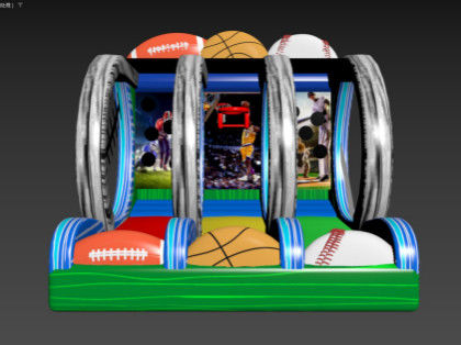 फुटबॉल बेसबॉल बैकेटबॉल किशोर वयस्क के लिए inflatable खेल