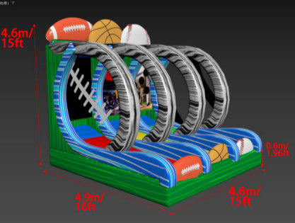 फुटबॉल बेसबॉल बैकेटबॉल किशोर वयस्क के लिए inflatable खेल