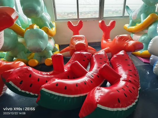पीवीसी टारपौलीन इनडोर खेल का मैदान inflatable खिलौने बच्चों के लिए तरबूज खेल