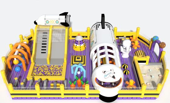 बड़े Szie विमान थीम पार्क Inflatable उछल महल खेल का मैदान