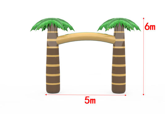 पाम थीम आउटडोर गतिविधियाँ पार्टी इवेंट के लिए inflatable arches