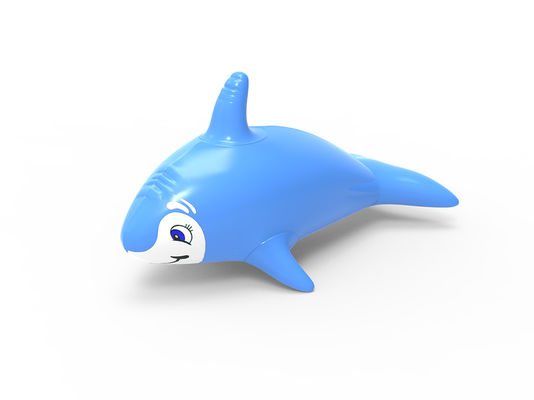 इनडोर आउटडोर खेल के मैदान पार्क के लिए ब्लू डॉल्फिन inflatable खिलौने