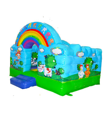 बच्चों के लिए आउटडोर खेल का मैदान के लिए inflatable Glassland Bouncy Castle