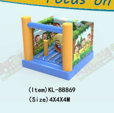 छोटे वाणिज्यिक ग्रेड inflatable Monkey Bouncy Castle 4*4*4m