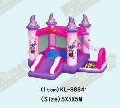 राजकुमारी इनडोर मनोरंजन inflatable बच्चों उछल महल