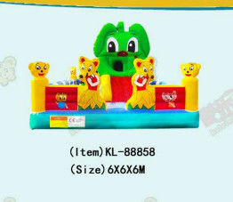 अनुकूलन योग्य आकार बच्चों के उछाल घर inflatable डबल सिलाई