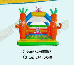 बाहरी बाउंसर के लिए खरगोश जल प्रतिरोधी inflatable महल