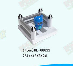 विरोधी फाड़ inflatable बच्चों के लिए इनडोर उछल महल डबल सिलाई