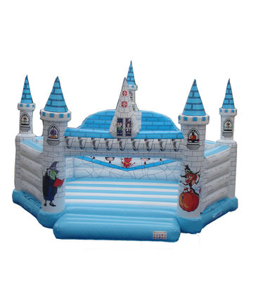 कार्टून पैटर्न के साथ पनरोक टारपॉलिन inflatable महल