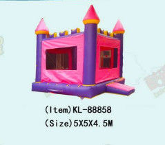 सजावटी पैटर्न के साथ वाणिज्यिक inflatable उछाल घर