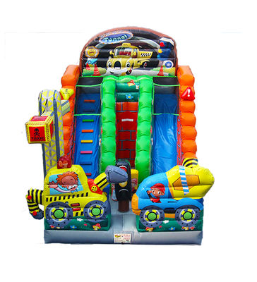 विषाक्त बच्चों के लिए मज़ा पार्क किराये के लिए inflatable स्लाइड