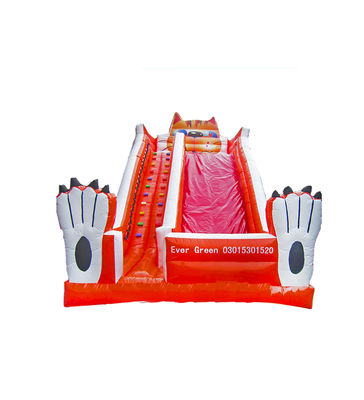 किराये के लिए बच्चों के लिए मनोरंजन पार्क inflatable गारफिल्ड बिल्ली स्लाइड