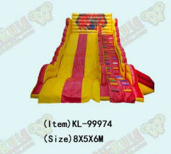 किराये के लिए अनुकूलित बड़े बच्चों के मनोरंजन पार्क inflatable स्लाइड