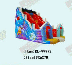 बच्चों के लिए मनोरंजन पार्क Inflatable Stars Universe Slide For Rent