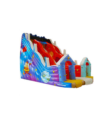 बच्चों के लिए मनोरंजन पार्क Inflatable Stars Universe Slide For Rent