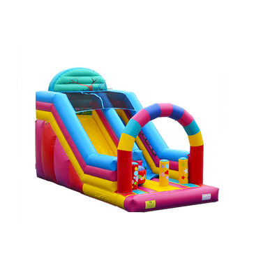 किराये के लिए अनुकूलित बच्चों के मनोरंजन पार्क inflatable स्लाइड