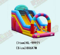 किराये के लिए अनुकूलित बच्चों के मनोरंजन पार्क inflatable स्लाइड