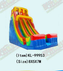 आउटडोर बड़े inflatable डबल लेन स्लिप और स्लाइड किराए के लिए