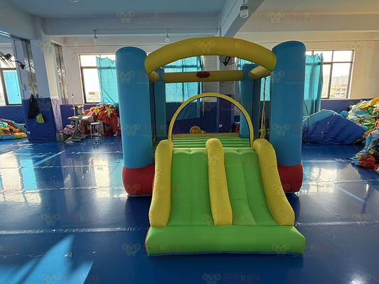 पॉलिएस्टर ऑक्सफोर्ड inflatable रंगीन स्लाइड बच्चों के लिए खेल और व्यायाम घर के अंदर और बाहर