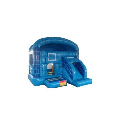 छोटे उछल महल नीली महान दीवार बच्चों के लिए मज़ा पार्क inflatable