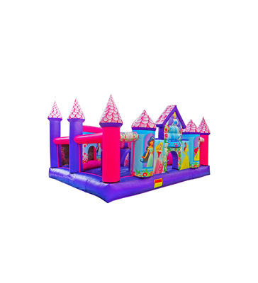 अनुकूलित आईपी रंगीन बच्चों मज़ा पार्क inflatable स्लाइड उछाल