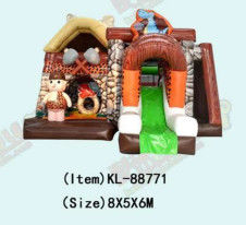 अनुकूलित आईपी रंगीन बच्चों मज़ा पार्क inflatable स्लाइड उछाल