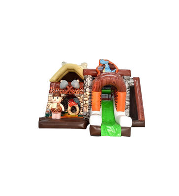 अनुकूलित आईपी रंगीन बच्चों मज़ा पार्क inflatable स्लाइड उछाल