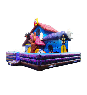 हेलोवीन समारोहों के लिए जादुई inflatable महल डरावना खेल और डर