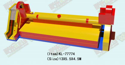पीला - लाल फुलाने योग्य खेल संरचना हंसमुख निर्माण उपकरण
