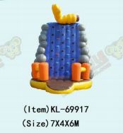 कैटरीपिलर रॉक - क्लाइम्बिंग एडवेंचर के साथ रंगीन मजेदार इन्फ्लेटेबल वॉल