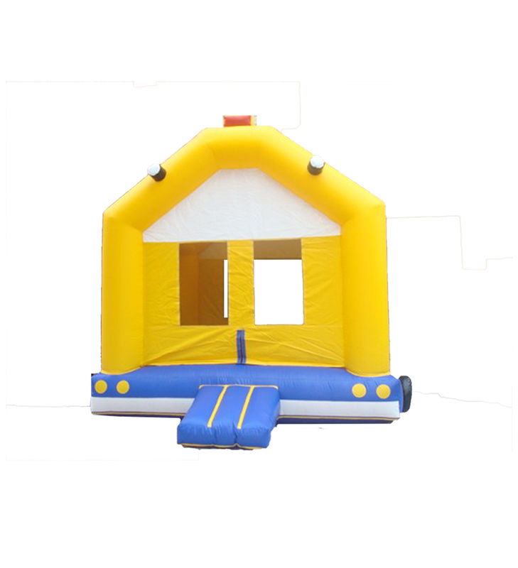 पीला रंग सरल मॉडल inflatable Bouncy Castle 5*5*5m