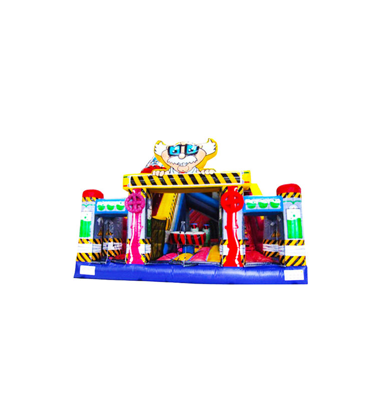 अनुकूलित आईपी रंगीन बच्चों मज़ा पार्क inflatable स्लाइड उछाल