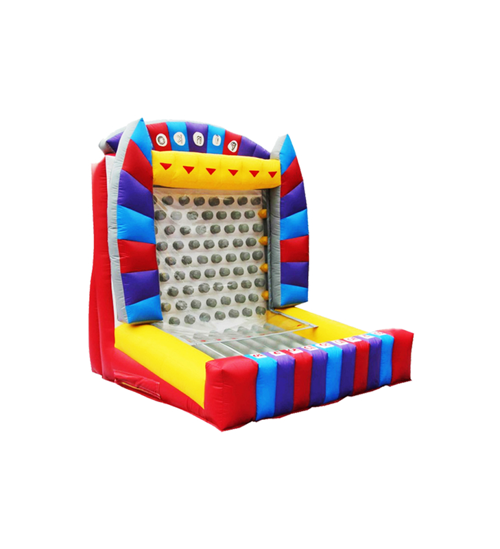 इंटरैक्टिव डिज़ाइन के साथ जीवंत inflatable इंटरैक्टिव गेम वॉल डिस्प्ले