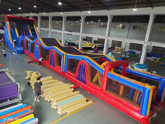 बड़े आकार के वयस्क विषाक्त inflatable बाधा पाठ्यक्रम वाणिज्यिक