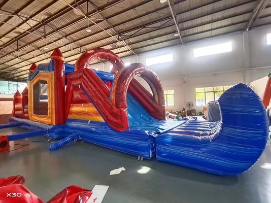 बच्चों inflatable उछाल घर और स्लाइड पूल stopper के साथ अनुकूलित